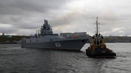 Фрегат «Адмирал Касатонов» прибыл к месту постоянного несения службы