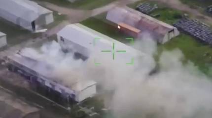 Дроны «Герань-2» поразили пункт постоянной дислокации 58-й бригады ВСУ в Сумской области