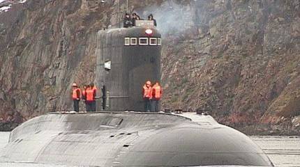 Подводная лодка "Новороссийск" после прохождения испытаний совершает межфлотский переход