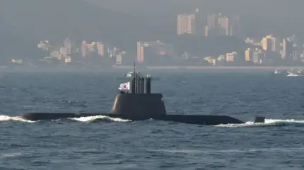 В Южной Корее пожар уничтожил неатомную подводную лодку