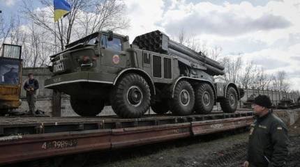 ВСУ стягивают тяжелые вооружения к линии отвода