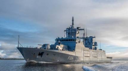 Фрегат Sachsen-Anhalt типа F125 официально вошел в состав ВМС Германии