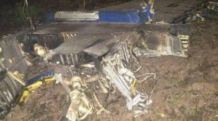 В сети появились кадры с обломками украинского МиГ-29, пытавшегося сбить БПЛА «Герань-2»