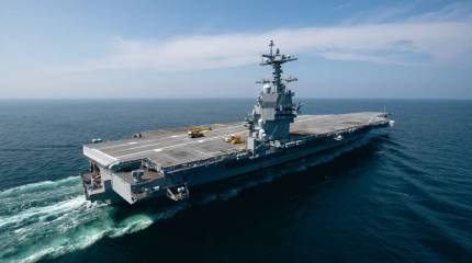 Новейший авианосец John F. Kennedy (CVN 79) завершил приёмо-сдаточные испытания