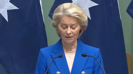Урсула обидела премьера Канады, совершающего визит в Евросоюз