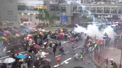 На протестах в Гонконге заметили украинских инструкторов