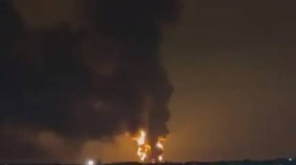 Жителям района Кубани, где ВСУ атаковали нефтебазу, рекомендуется не покидать свои дома