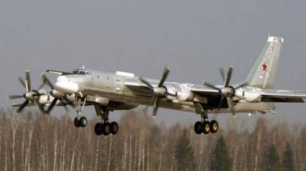 МО РФ подтвердило информацию о возгорании двигателя Ту-95МС под Иркутском