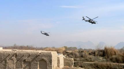 В Афганистане уничтожен военный вертолет