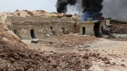 ВКС России нанесли точный удар по складу террористов в Идлибе