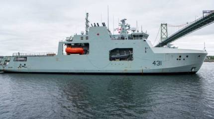 Второй арктический патрульный ледокол HMCS Margaret Brooke (431) вошёл в состав Королевского флота Канады