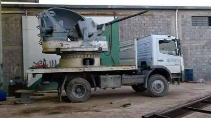 Группировка «Рассвет Ливии» и ее поделки: корабельные пушки Oerlikon GDF устанавливаются на грузовики