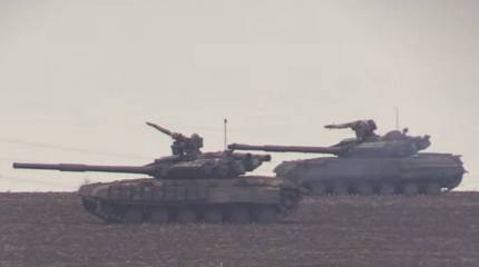 ВСУ провели танковые учения оперативного резерва на Донбассе