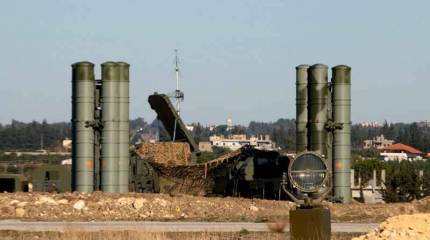 Дежурство российских зенитных комплексов в Сирии (видео)