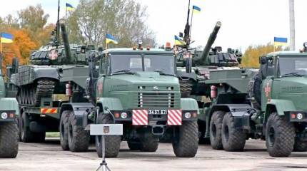 Украинская армия получила более 200 единиц военной техники