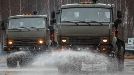 Российскому военному водителю удалось вывести колонну из-под вражеского обстрела
