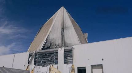 Показаны фото повреждённого ударом иранского БПЛА радара AN/FPS-132 в Катаре