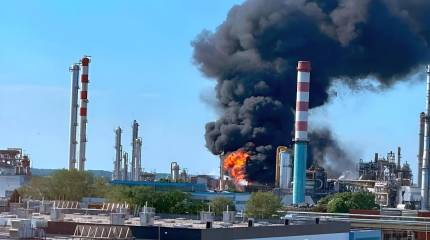 На заводе крупнейшей венгерской нефтегазовой компании произошел взрыв