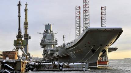 На авианесущем крейсере «Адмирал Кузнецов» произошёл пожар