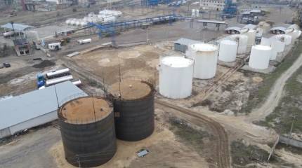 После удара «Гераней» загорелся НПЗ под Харьковом – пожар засекли из космоса