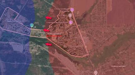 ВС РФ заняли восток пгт Ковшаровка - ключевого узла обороны ВСУ под Купянском