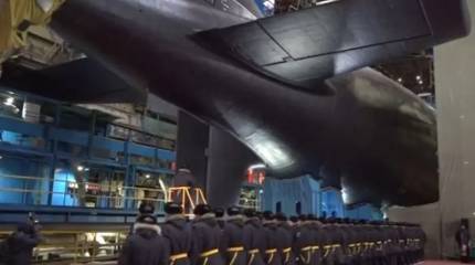 Четвёртая серийная многоцелевая АПЛ «Пермь» проекта 885М «Ясень-М» спущена на воду