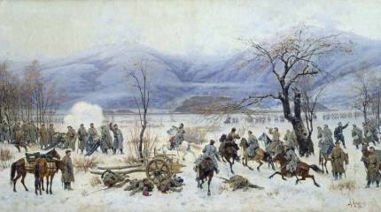 Прорыв русской армии через Балканский хребет