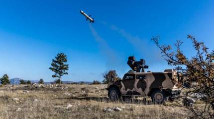 Французы запустили противотанковую ракету из модуля, установленного на внедорожнике