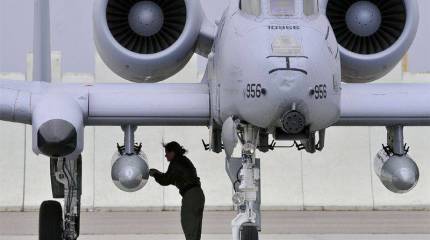 На эстонской авиабазе Эмари принимают американские штурмовики A-10 Thunderbolt II