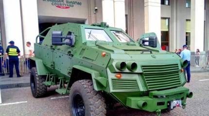 Грузия представила новый броневик семейства Didgori