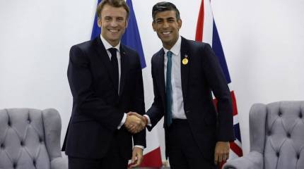 Politico: Макрон и Сунак готовы «зарыть топор войны», чтобы показать Москве общеевропейское единство