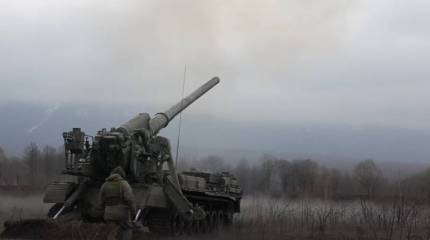 Британская газета: Россия разместила у границ Украины способные стрелять ядерными боеприпасами пушки 2С7 «Пион»