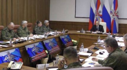 Владимир Путин провёл совещание с командным составом ВС России в штабе объединенной группировки СВО в Ростове-на-Дону