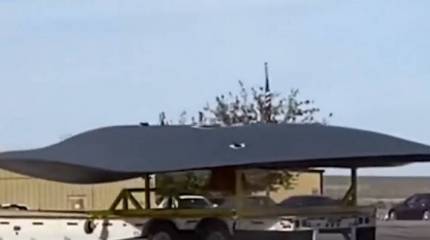 В Сети появилось видео транспортировки неизвестного летательного аппарата компании Lockheed Martin