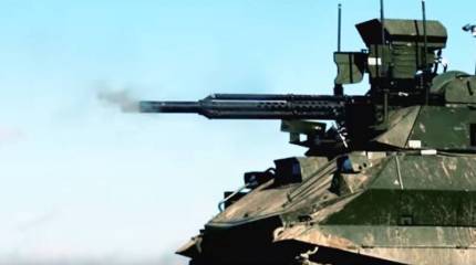 В сети обсуждается фото применения боевого робота "Уран-9" в Сирии