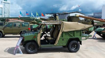 Серийные вездеходы «Улан» на фронте