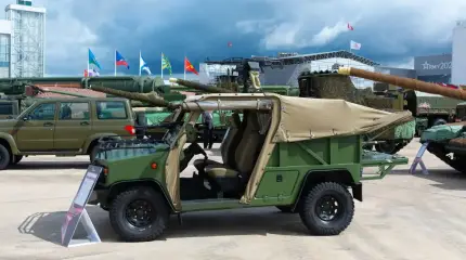 Серийные вездеходы «Улан» на фронте