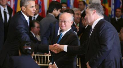 Петр Порошенко высоко оценил выступление американского президента Барака Обамы