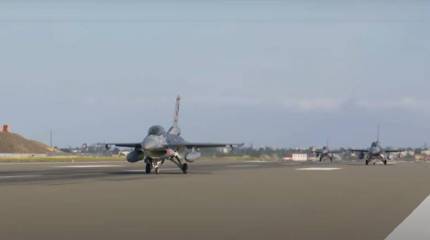 Сообщается о переброске истребителей F-16 ВВС Турции в Азербайджане в Габалу