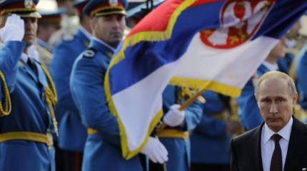 Сербия тепло встретила Владимира Путина