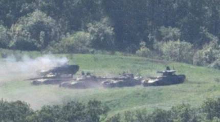Украинская сторона подтверждает использование сочетания танков и БМПТ «Терминатор» ВС РФ в районе трассы Лисичанск-Артёмовск