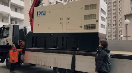 Жителям Одессы торжественно передали генератор, но после видеосъёмки забрали