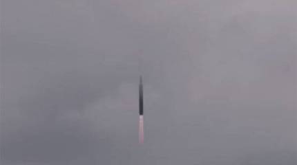 Испытания "Авангарда". Первые кадры реального пуска