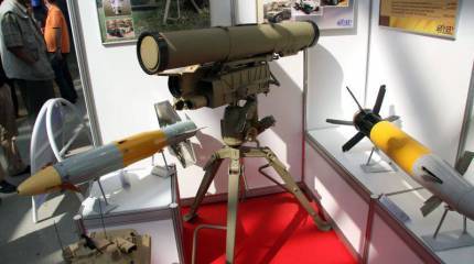 Палестинцы используют ПТРК "Корнет-Э"