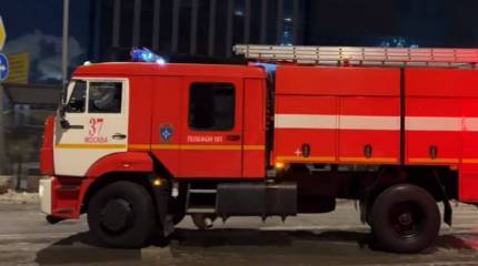 В Москве произошел пожар в одном из зданий Министерства обороны РФ