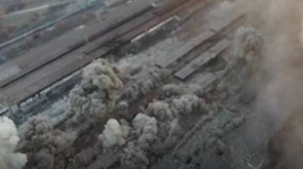 Применение ТОС «Солнцепёк» не оставляет шансов боевикам в цеховом комплексе мариупольского предприятия «Азовсталь»