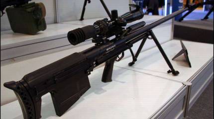 Снайперы ЗВО на практических занятиях осваивают крупнокалиберную винтовку