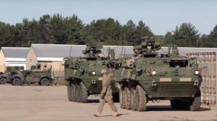 В США провели испытания радиационного воздействия на БТР "Страйкер"