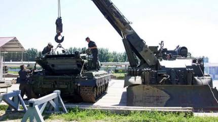 На фронте «засветилась» единственная украинская БРЭМ-84 «Атлет»