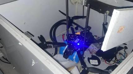 Один из захваченных БЭК ВСУ нёс на себе FPV-дроны на оптоволокне